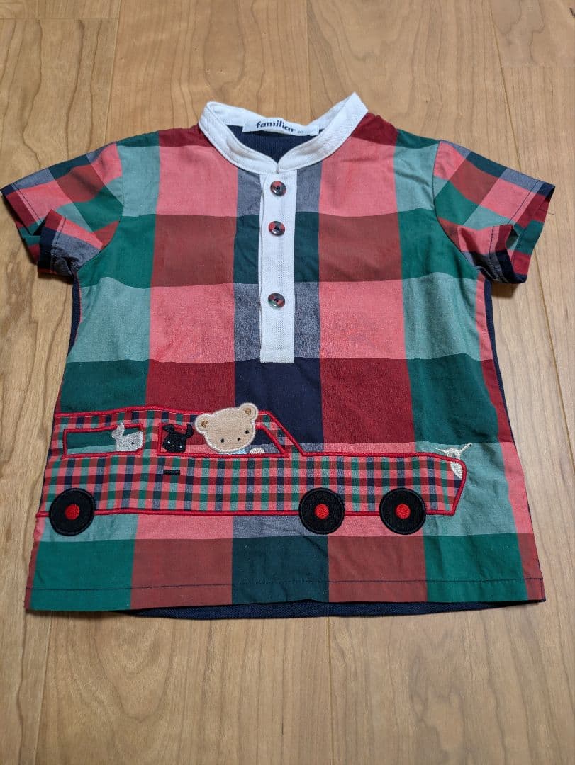 familiar チェック柄 Tシャツ 80 Tシャツ｜ファミリア公式オンラインショップ | ファミリア公式サイト