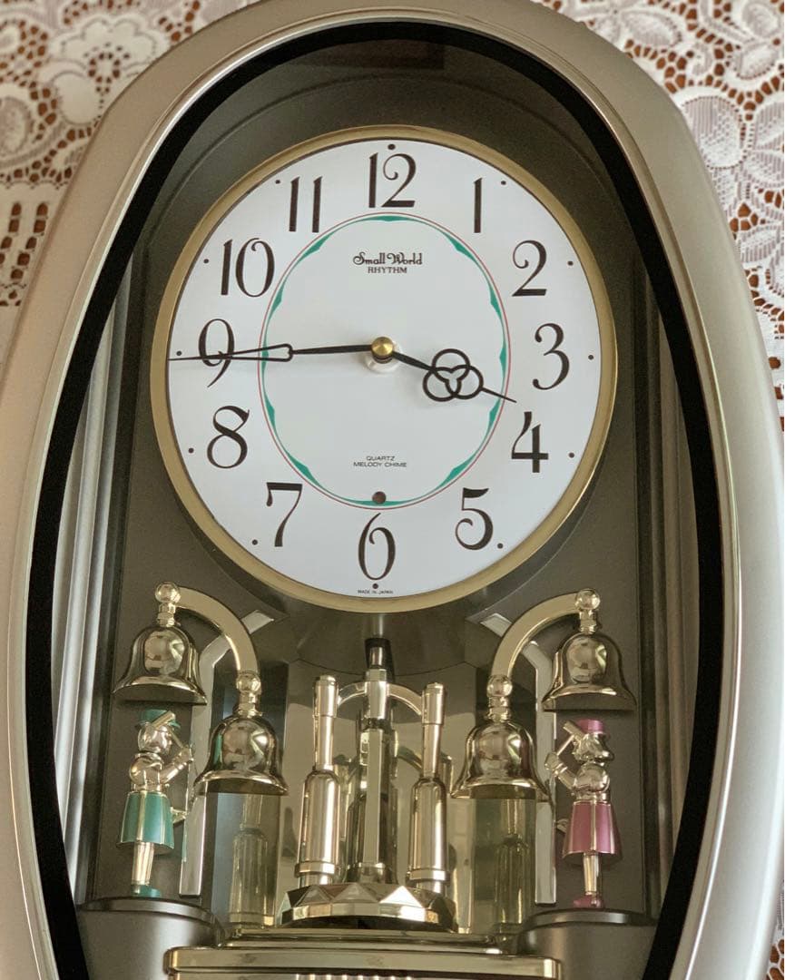 リズム 4MH740 スモールワールド メネット3 からくり 掛け時計 壁掛け