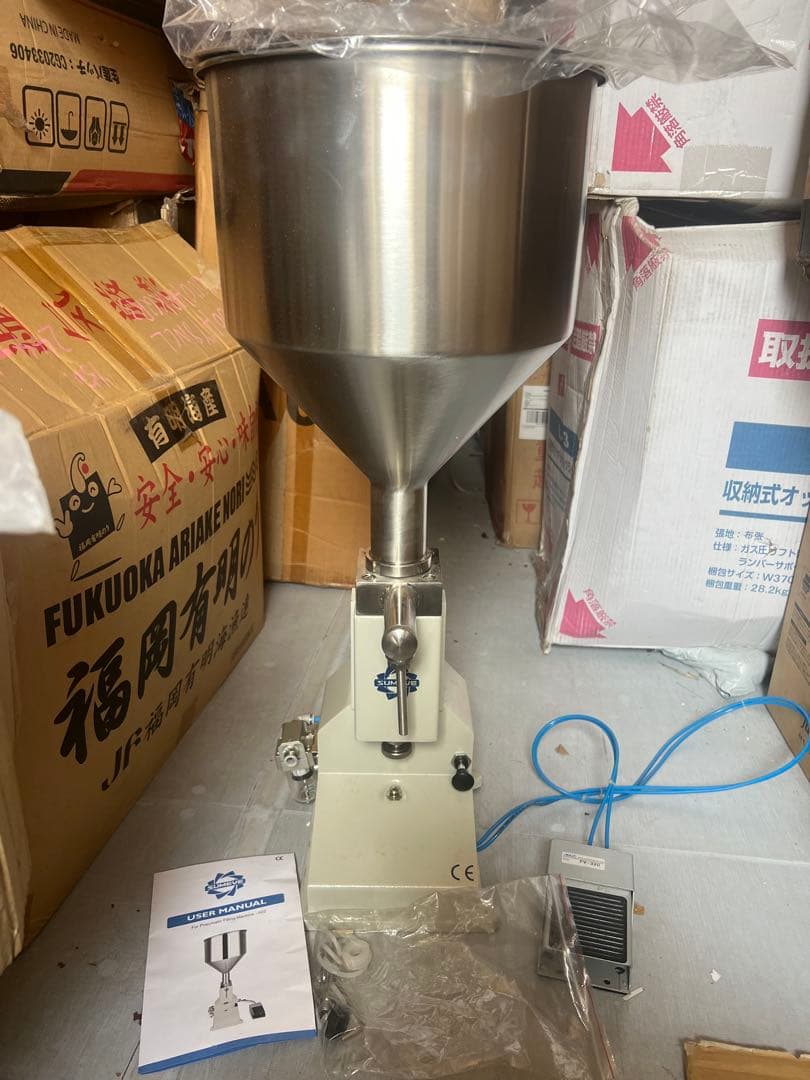 充填機 ステンレス製 未使用品 Amazon.co.jp: ZEWTA 【強化ベース版】 充填機 手動 定量小型充填機