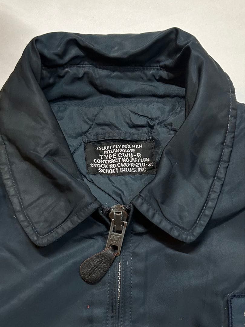 激レア田中シェン着Schott NYC flight jacket L Navy - メルカリ