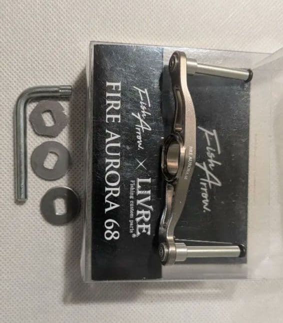 リブレ LIVRE フィッシュアロー　カスタムハンドル　68ミリ ファイヤーオーロラ68】FISH ARROW×LIVREコラボレーション！68mm