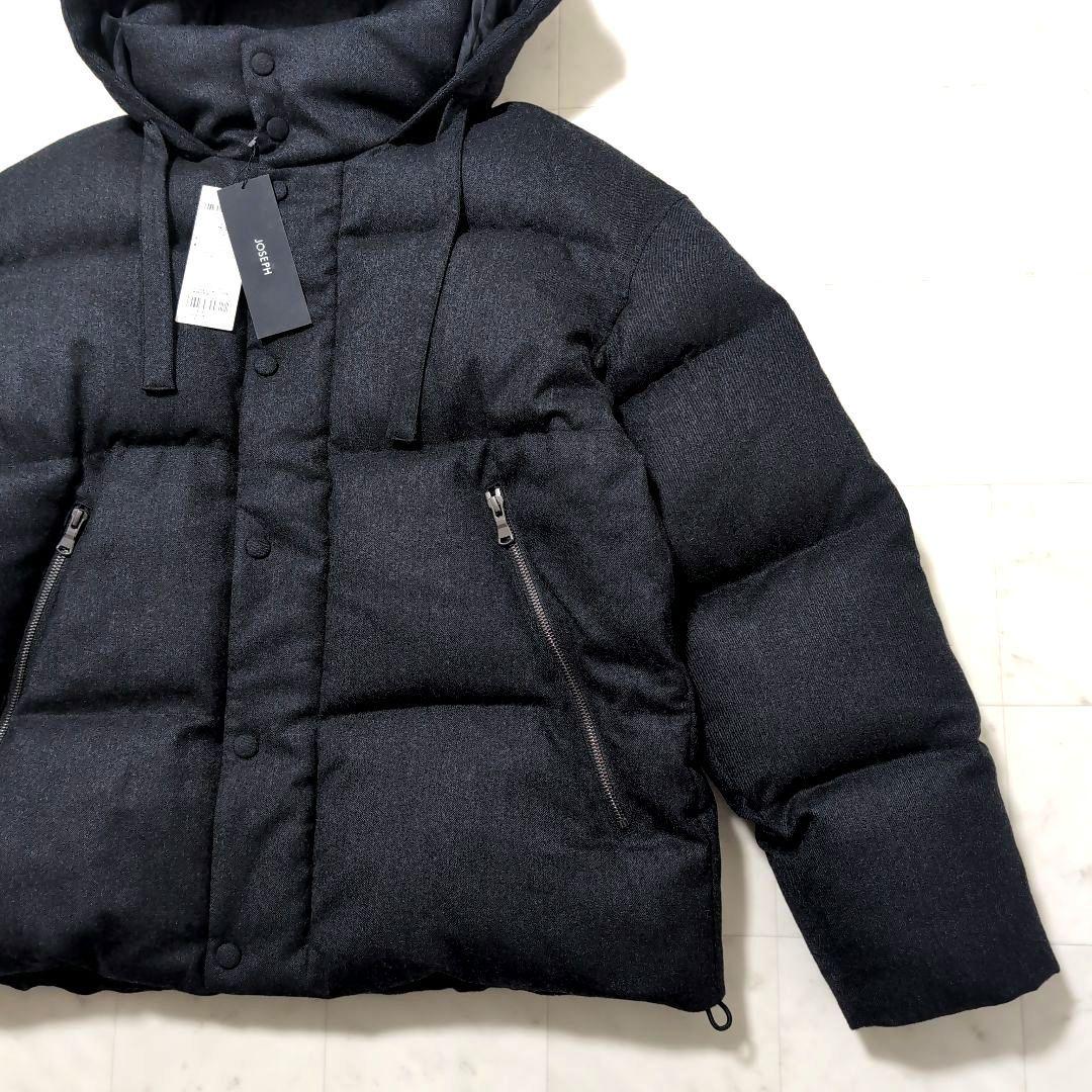 新品2022AW JOSEPH HOMMEフーデット ウール ダウンジャケット