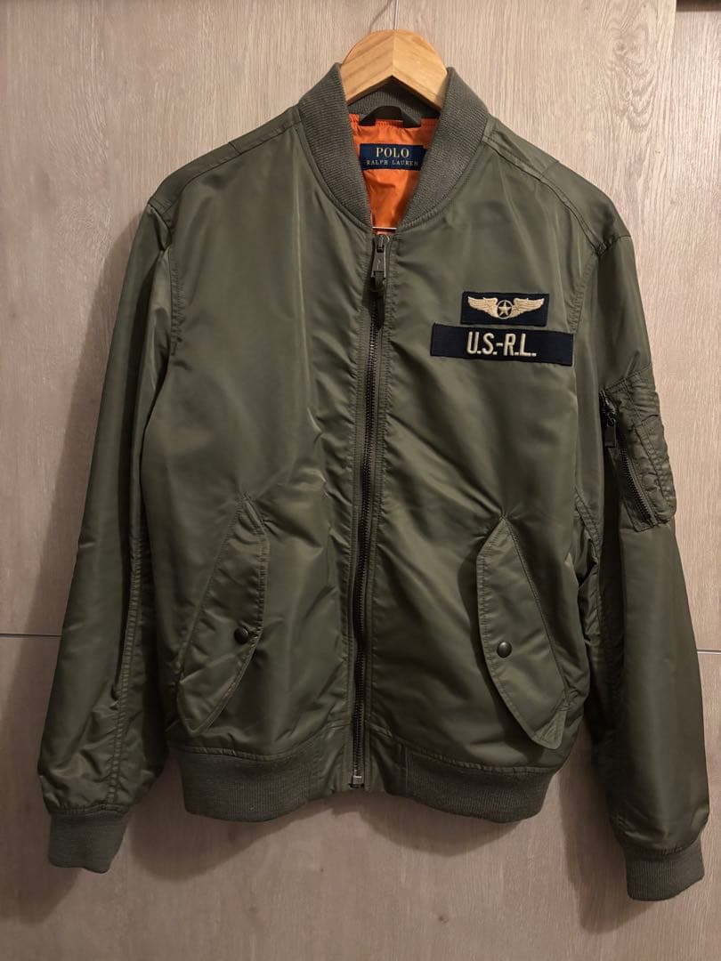 ポロラルフローレン MA-1 フライトジャケット - メルカリ