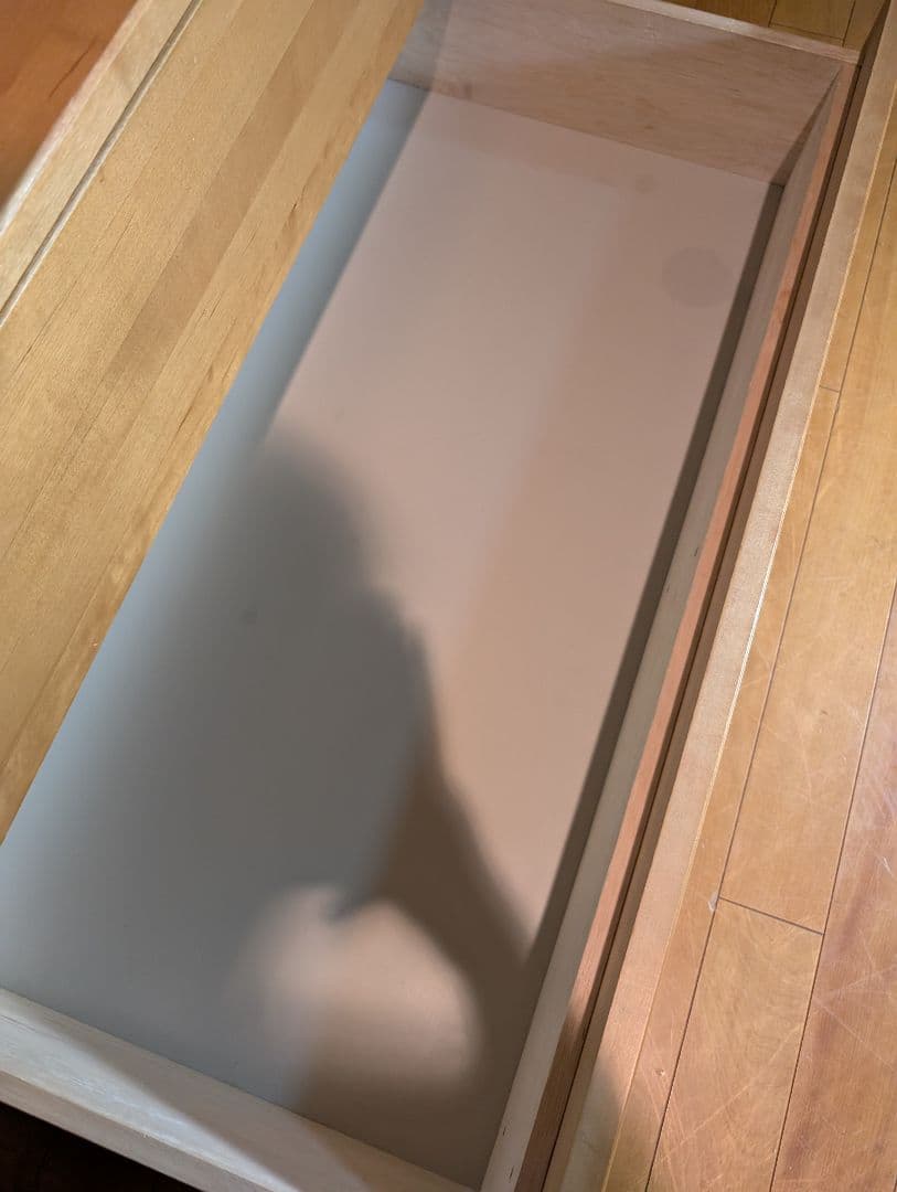 《送料込》無印良品 MUJI 木製 2段チェスト バーチ材 棚 良品計画