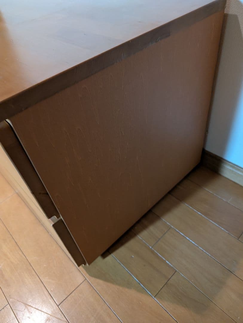 《送料込》無印良品 MUJI 木製 2段チェスト バーチ材 棚 良品計画