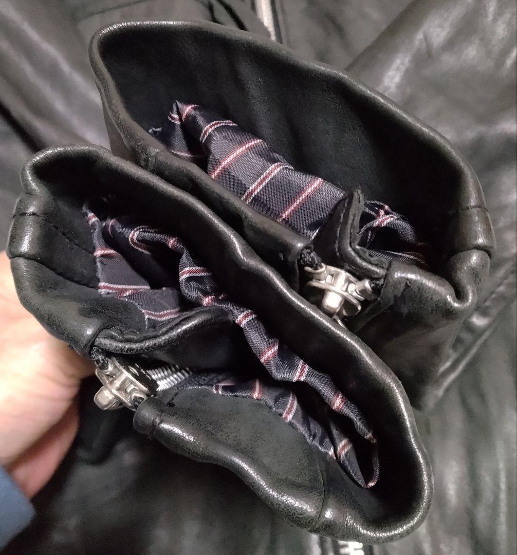 牛革】schott classic パデッド シングルライダース（M）
