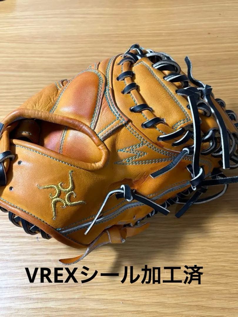 F*i様 KANAME（要）TYPE-C200R軟式キャッチャーミット｜小さめ× 要 軟式キャッチャーミット TYPE-C200R 小さめ 縦型 ライトブラック