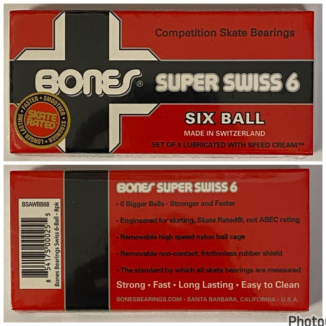 Bones Super Swiss6ベアリング Abec7相当 宅急便コンパクト - メルカリ