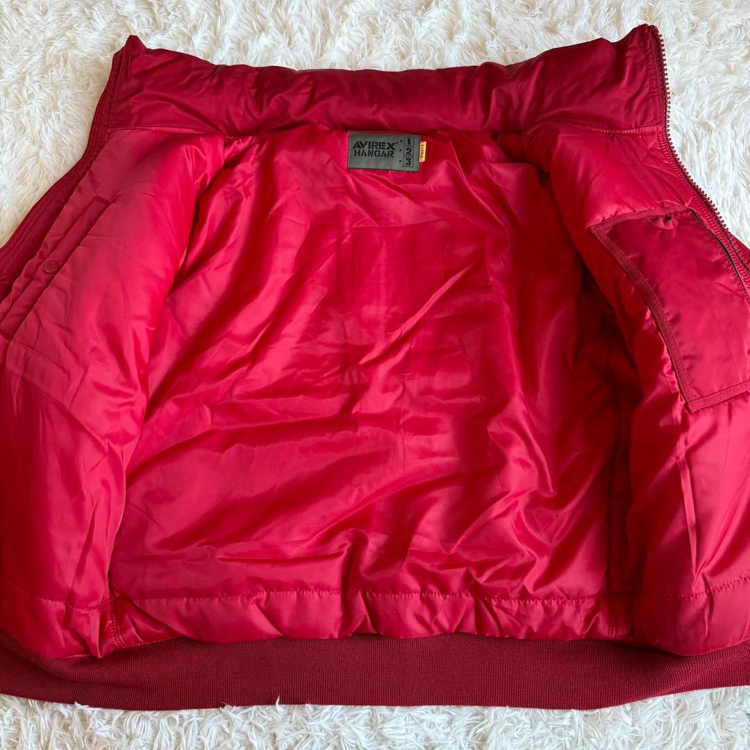 ✨美品✨ アヴィレックス トップガンフライトジャケット XL 赤 中綿