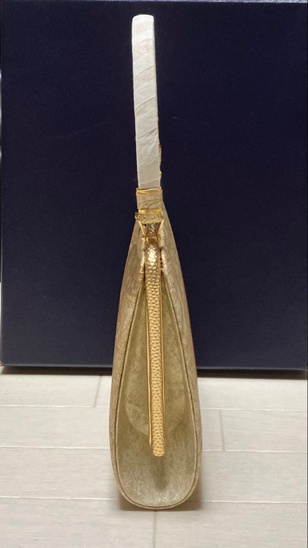 《未使用》キンワシ　草履バッグセット　ゴールド　23.5