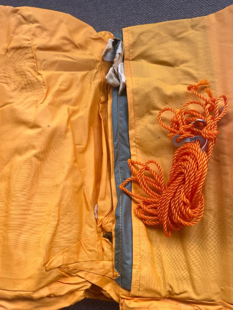 ビンテージ テント ユニチカビニロン 3人用 未使用 昭和レトロ キャンプ