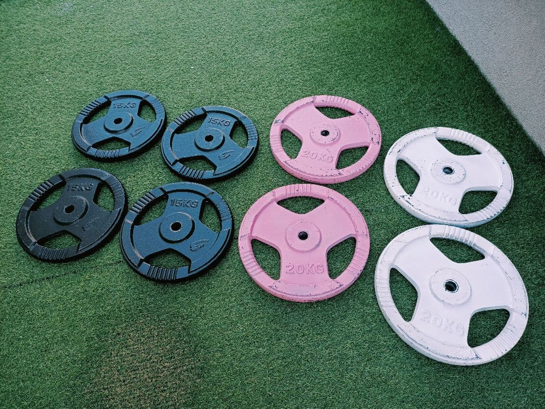 アイロテック/パワーラックとウエイトプレートのセット合計150kg