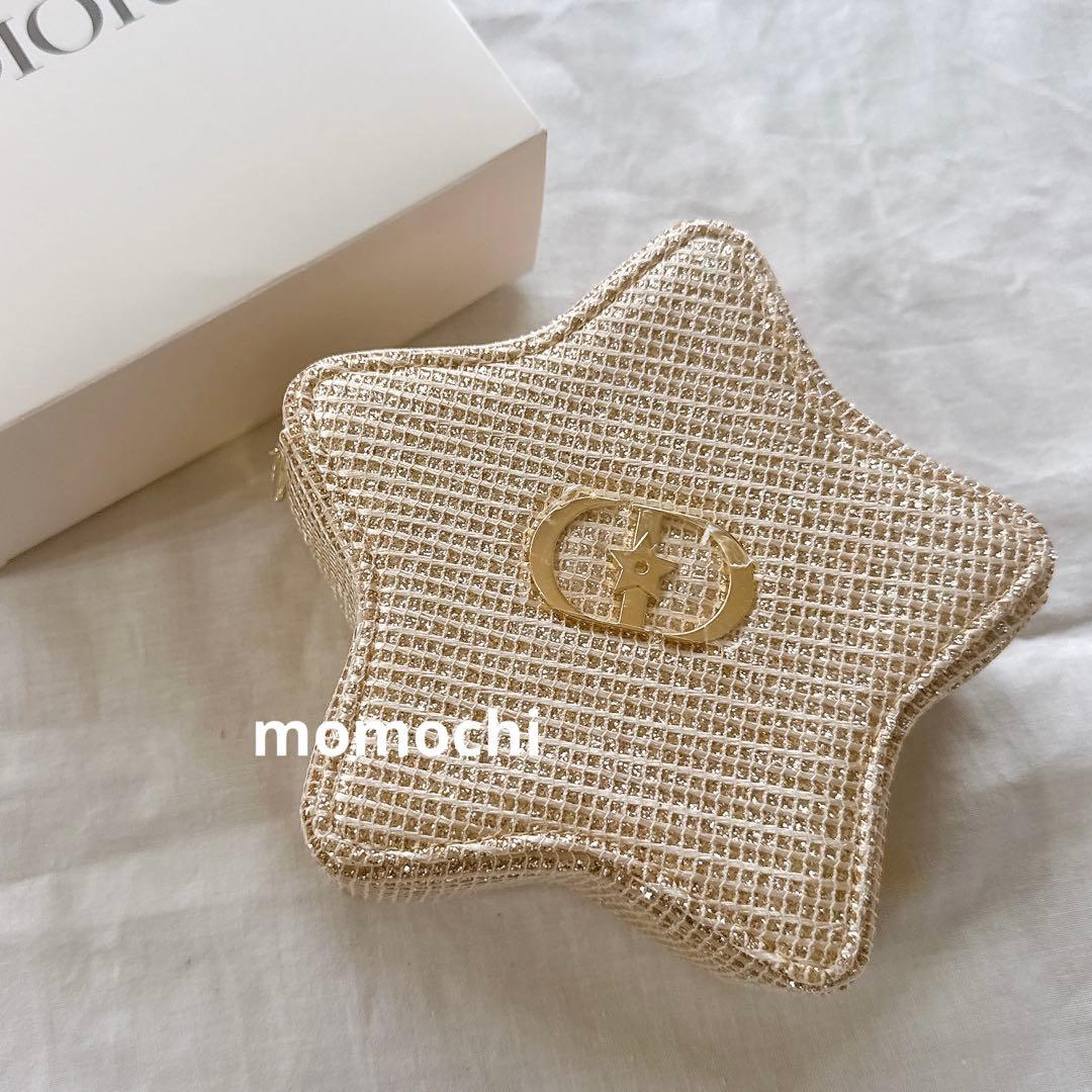 DIOR 2025 クリスマスコフレ 星形ポーチ ホリデー限定 ノベルティ