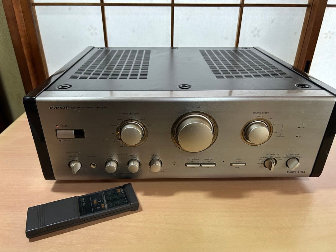 ONKYO(オンキヨー)Integra A-919【通電確認済み／リモコン付き】 ONKYO Integra A-919の仕様 オンキヨー/オンキョー