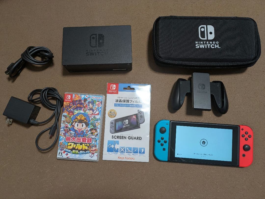 【桃鉄ソフト付き】Nintendo Switch 本体、ケース、画面保護シート Switch ハードケース スイッチ 有機el カバー 画面保護シート付き