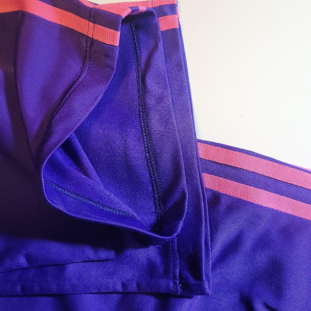 レア adidas トラックジャケット&パンツ パープル×ピンク3本ライン