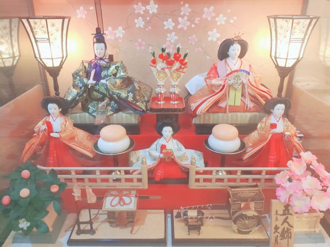 お値打ち 久月 雛人形 ひな祭り ガラスケース入り オルゴール付き ガラスケース入り 雛人形 久月 ひな壇 オルゴール付き L108503813