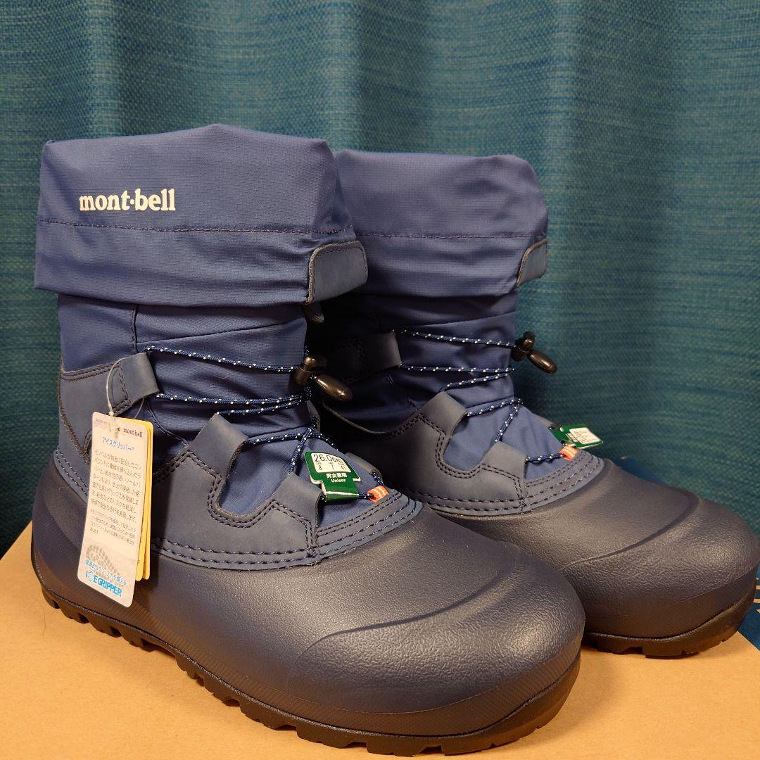 【新品未使用品】mont-bell パウダーブーツ ネイビー(NV)26.0cm