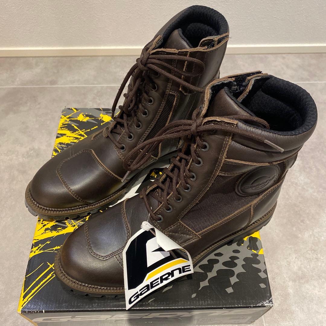 GAERNE Gウォーリア 27.0cm ガエルネ バイクブーツ ブラウン