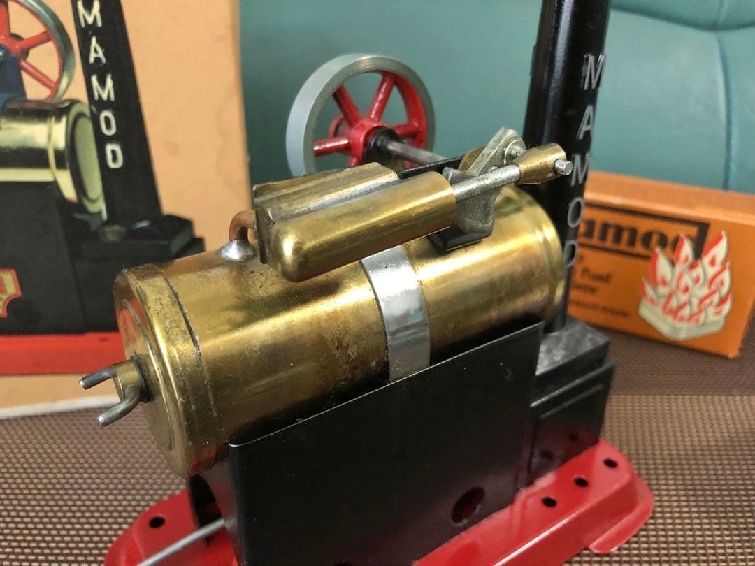 ☆絶版！￼Mamod SP-1 スチームエンジン￼ H:15cm 箱付き