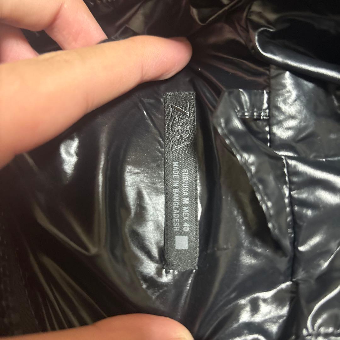 ZARA 黒 ダウンジャケット -23°Cから5°C対応