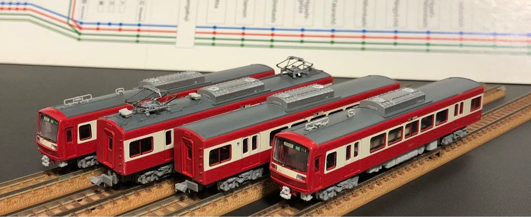 管理番号1635 京急2000形2扉車Nゲージ塗装キット素人組立品4両 管理番号1635 京急2000形2扉車Nゲージ塗装キット素人組立