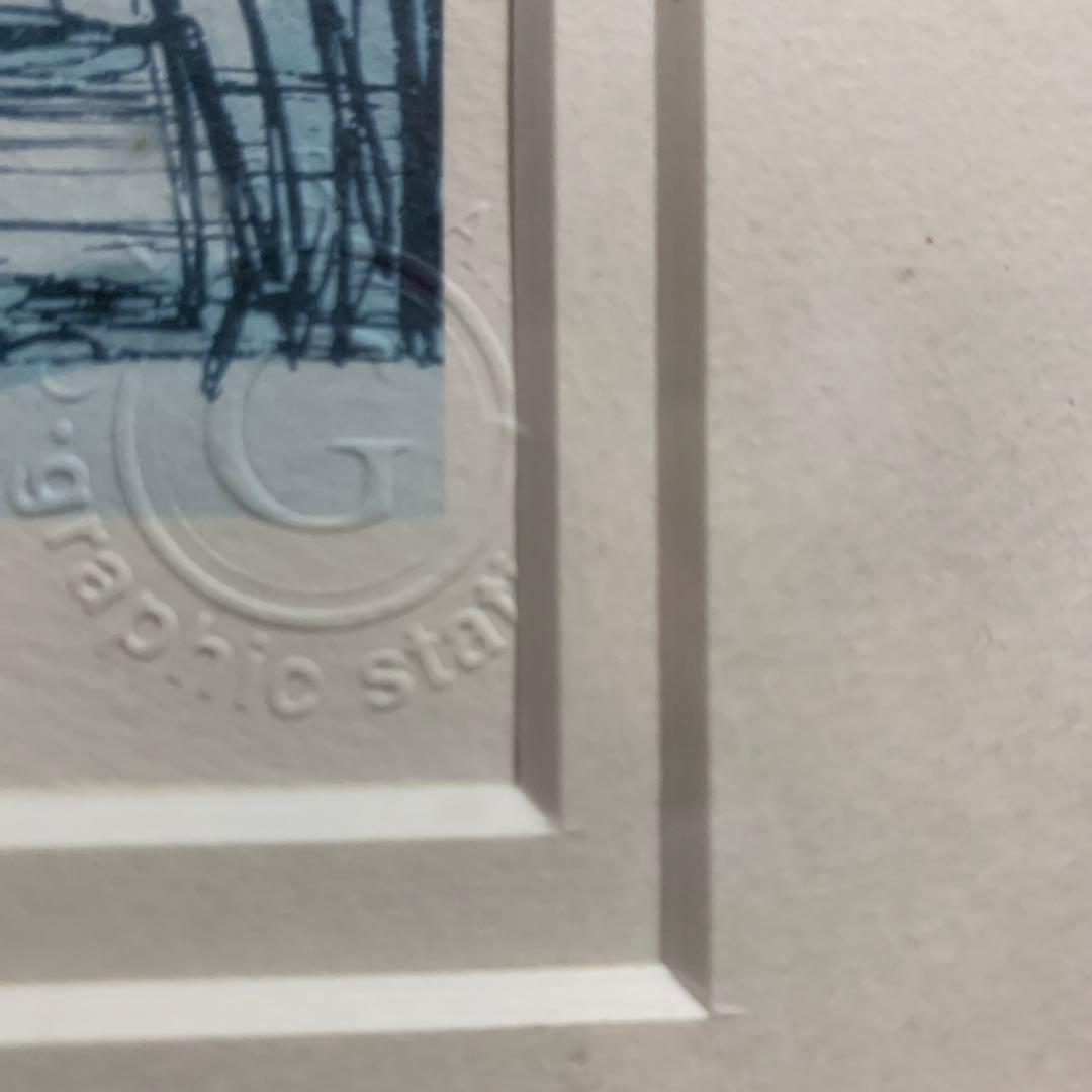 レイモン ・ペイネ リトグラフ 題名『恋の行方を邪魔するすいれん