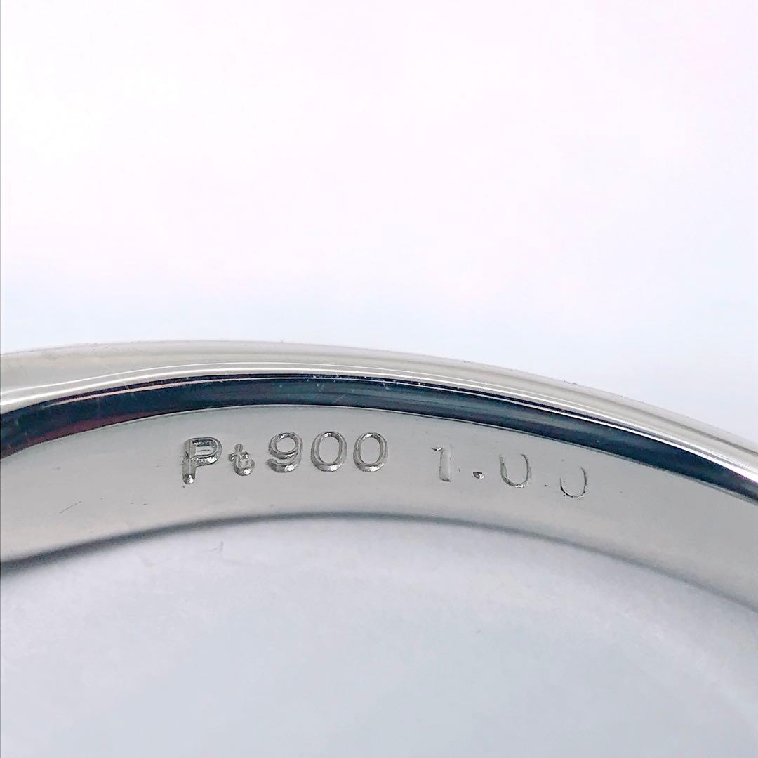 1.00ct ハートシェイプ ハーフエタニティ ダイヤモンドリング PT900