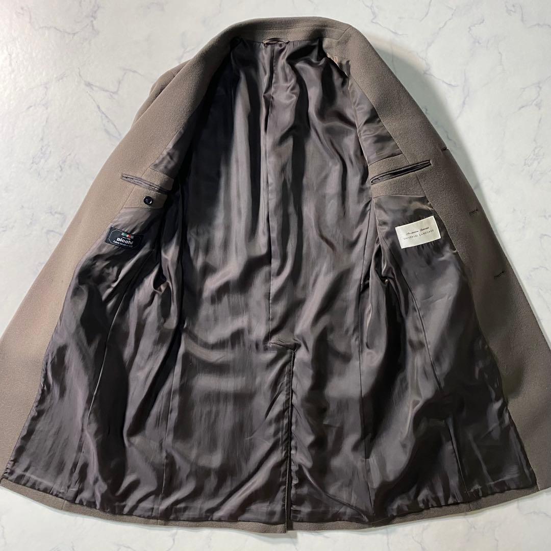 美品】ユニバーサルランゲージ チェスターコート カシミヤ混 picchi M