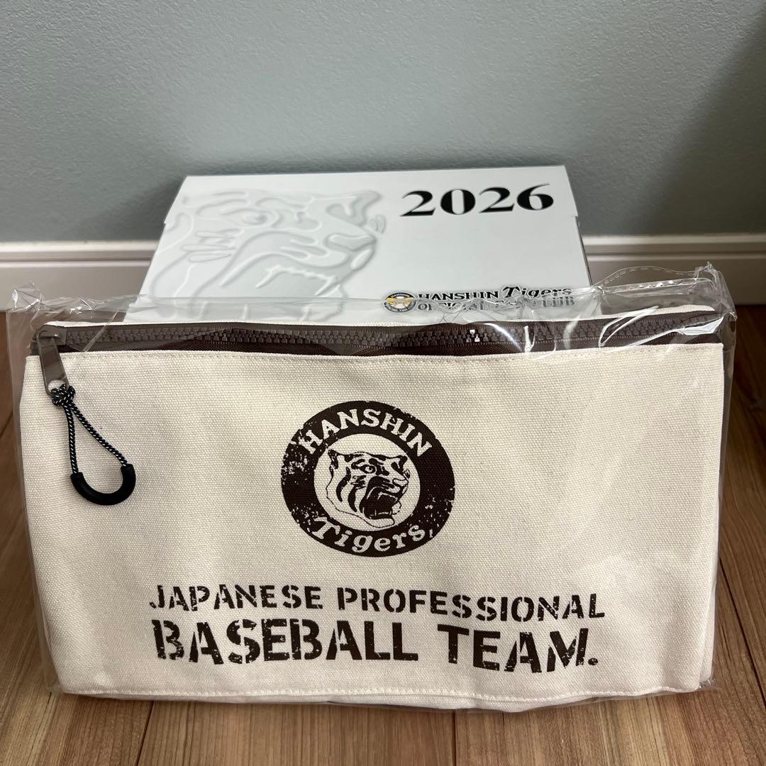 阪神タイガース】BIGスクエアトートバッグ 2026年ファンクラブ特典