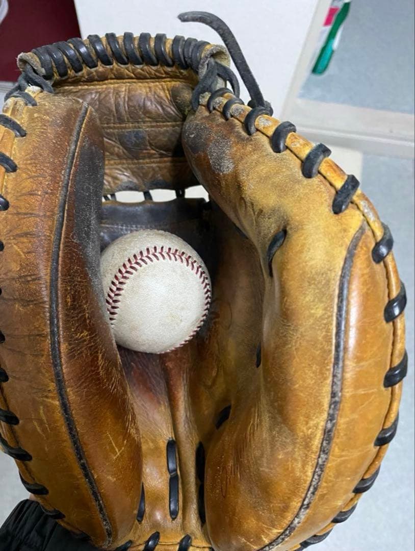 ハタケヤマオーダーキャッチャーミット プロ支給品 横浜ベイスターズ