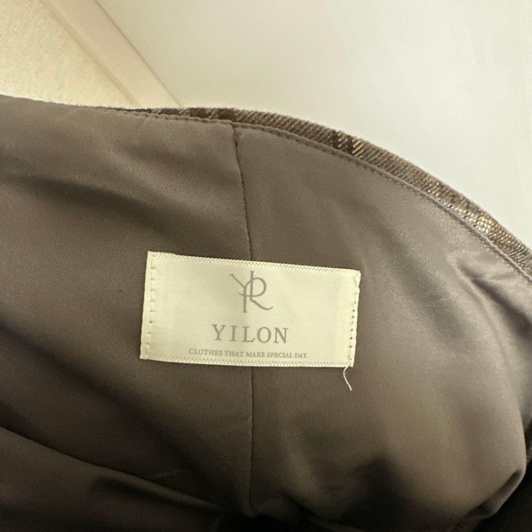 yilon イロン ONE-SHOULDER CHECK MINI OP ワンピース 2007124651