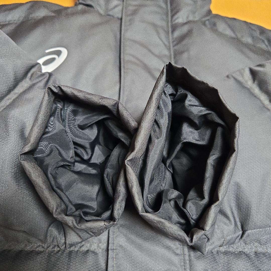 美品 ASICS ベンチコート ダウンコート 黒 m アシックス XAW316 - メルカリ