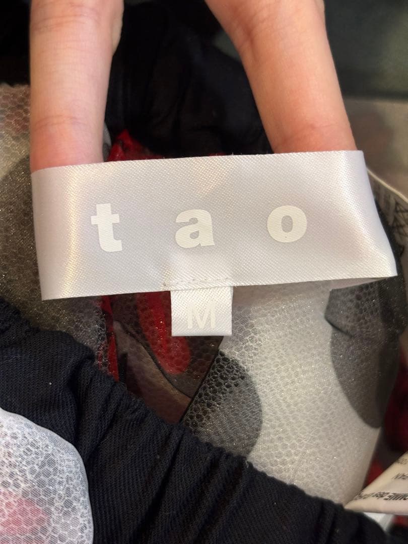 tao 花柄 フレアスカート コムデギャルソン タオ