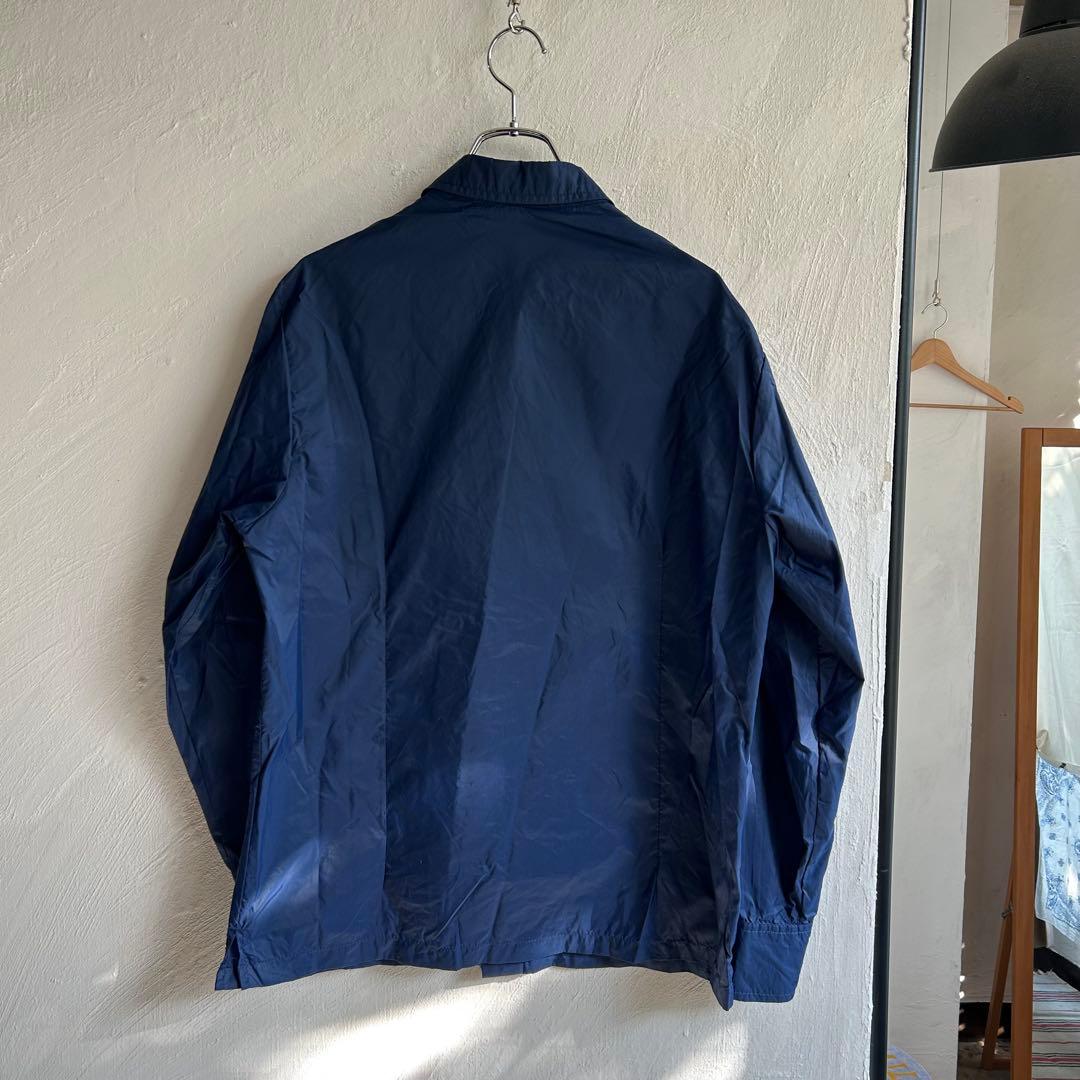 80S USA L.L.Bean ナイロンシャツ ネイビー ジャケット