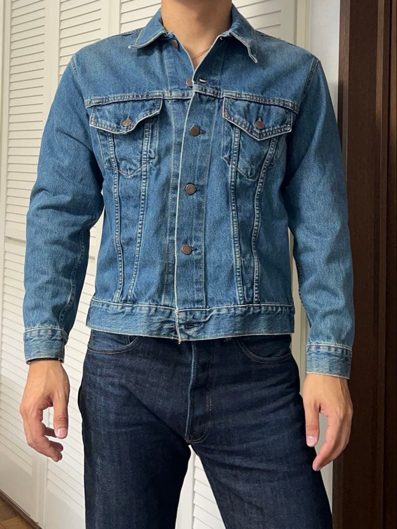Levi's】70505 90s USA製 42 デニムジャケット 4th - メルカリ
