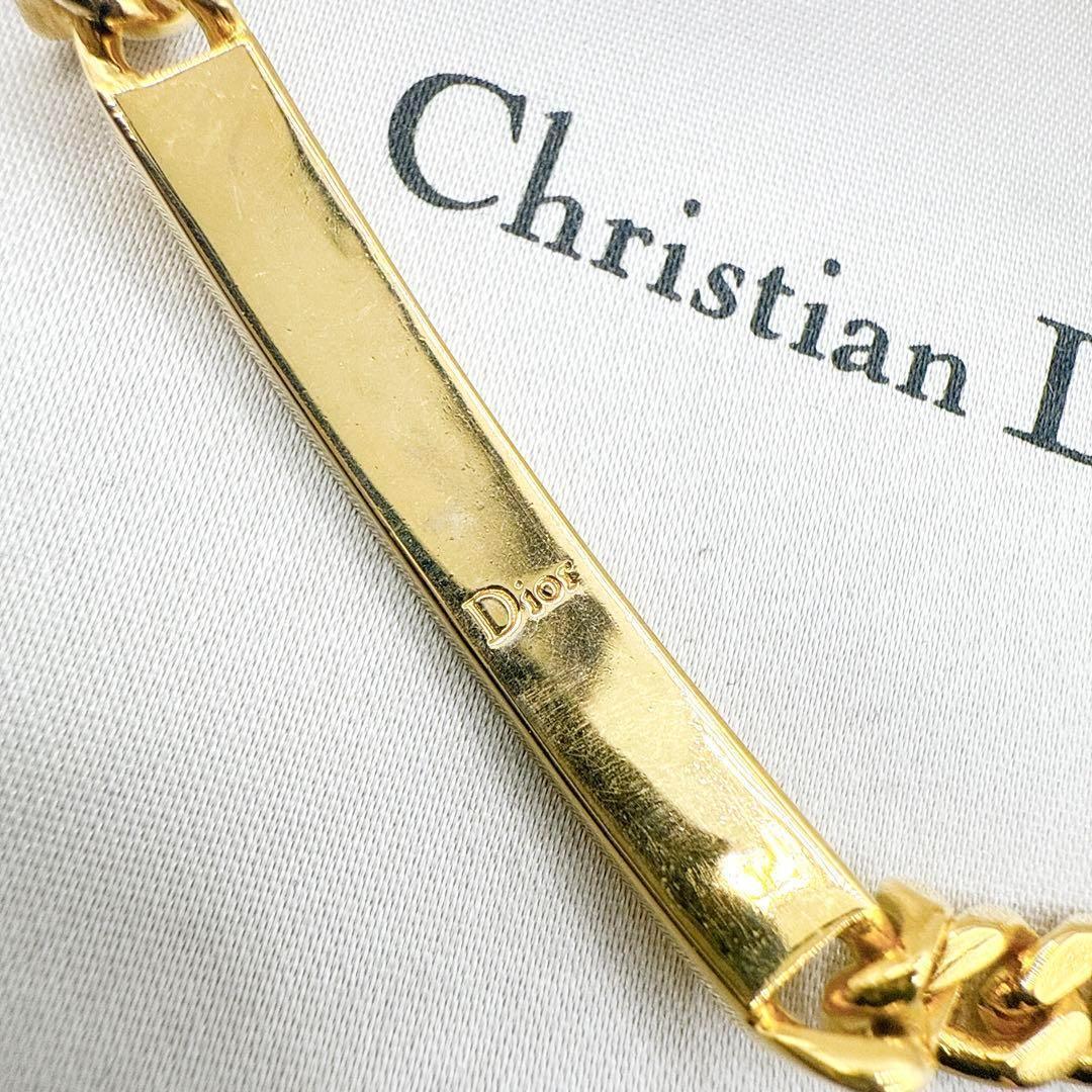 2555 人気✨ Dior ブレスレット CD ロゴ ゴールド 希少 刻印 - メルカリ
