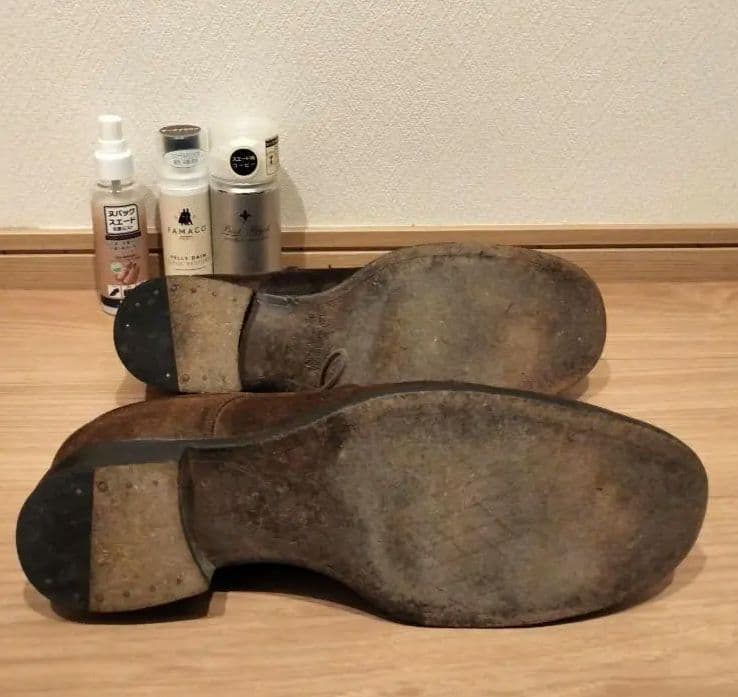 お手入れセット付】BUTTERO ブッテロ 靴 プレーントゥ スエード 42