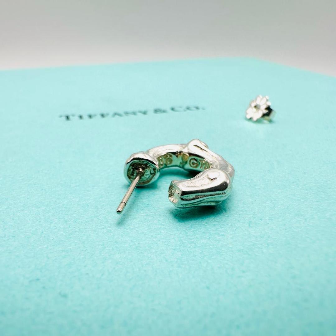 TIFFANY オールドティファニー バンブー ピアス スモール シルバー