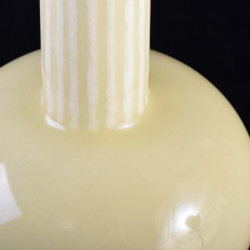 七宝焼 安藤七宝店 純銀刻印 瓶子型 黄玉釉 花瓶 共箱 M R8511 - メルカリ