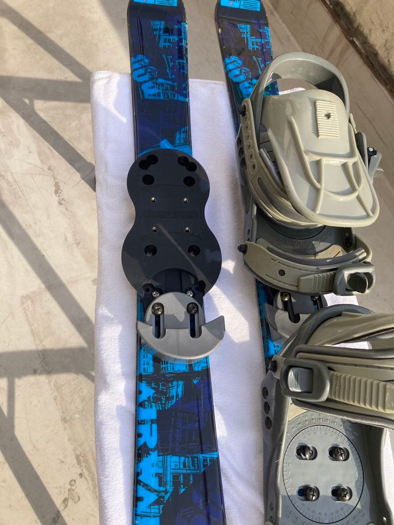 ショートスキー(ファン) スノーボードブーツ用 AIR WALK 青黒