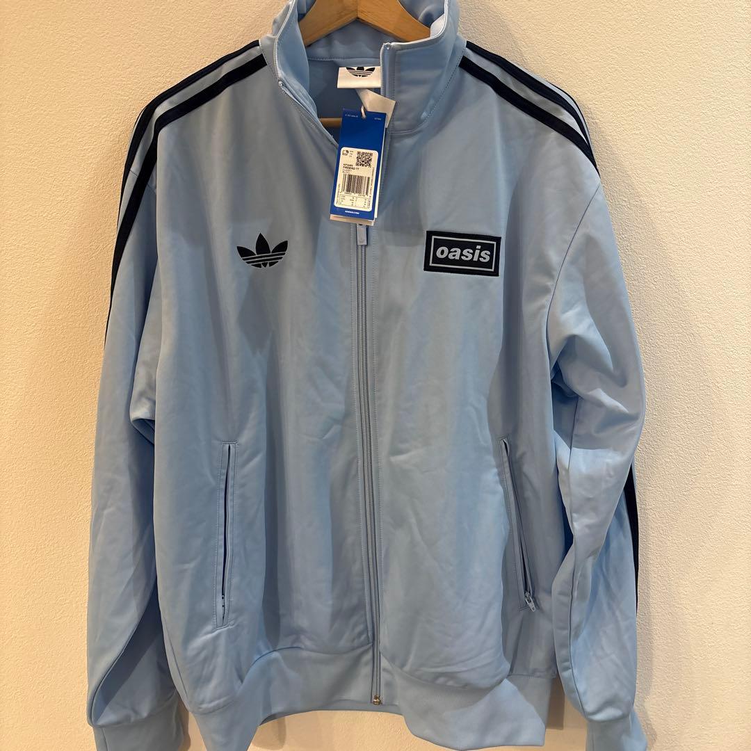 UK限定】Oasis x adidas トラックジャケット ブルー Mサイズ - メルカリ
