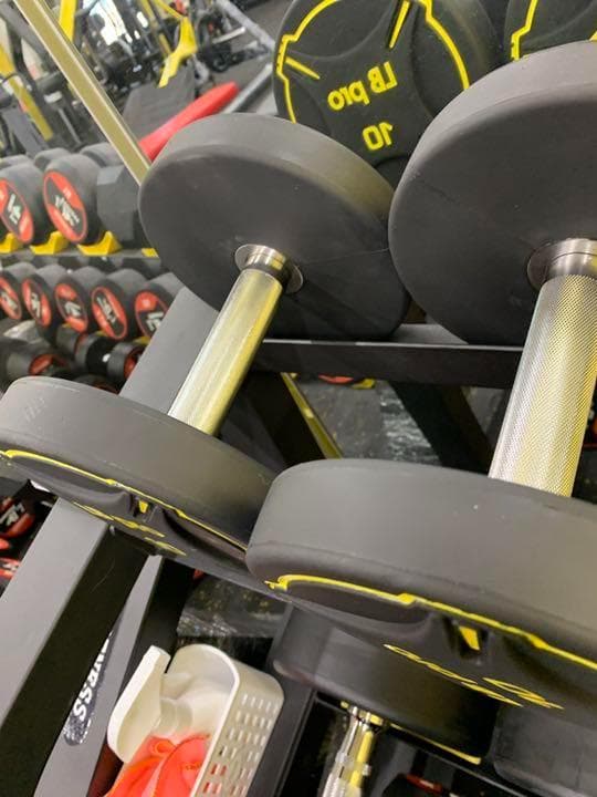 1万円引き　在庫処分　TPUダンベル　47.5kg ２個