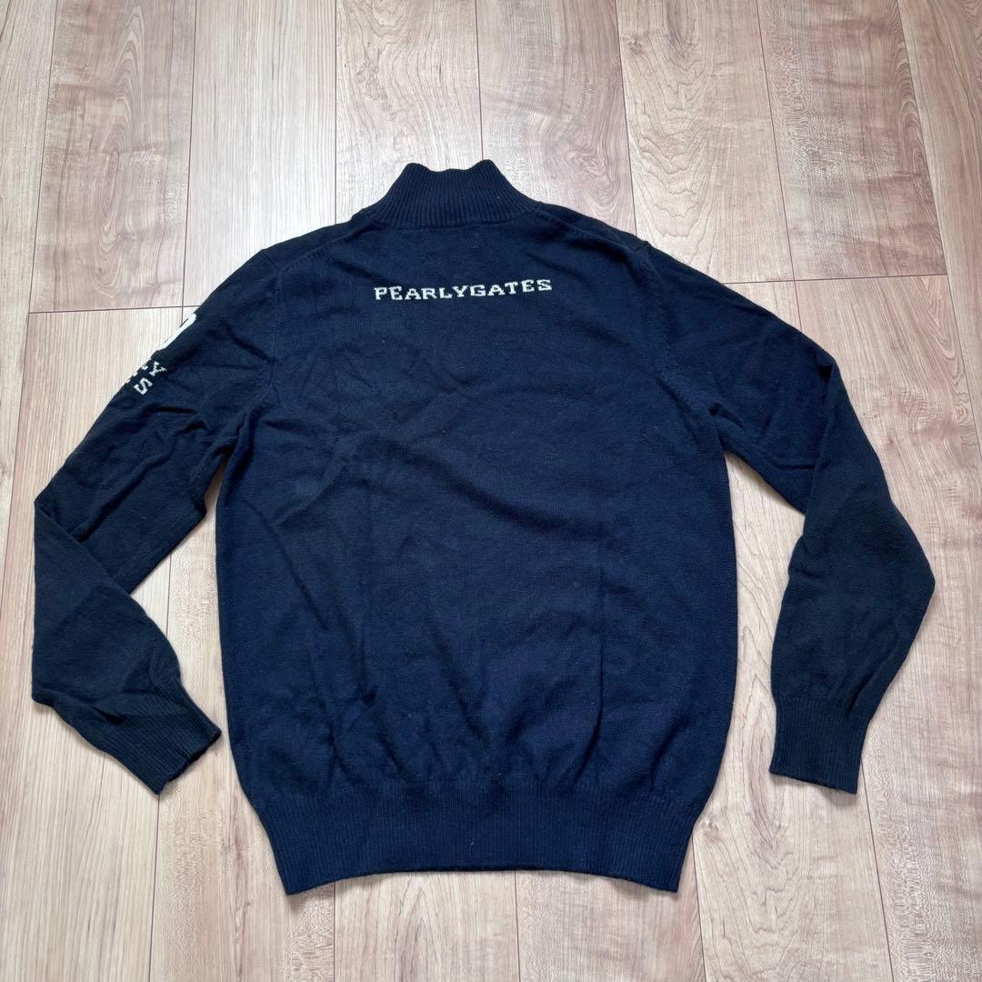 BUXWXY様専用】パーリーゲイツ カシミア混ハーフジップニット