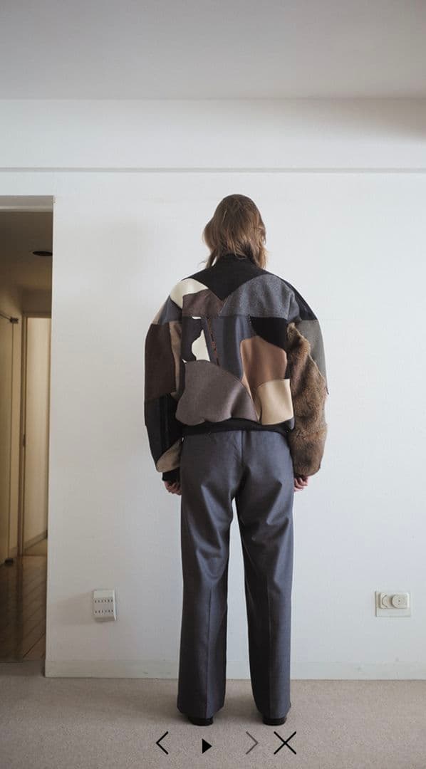 M*0様 SUNSEA 23AW Mix-up Derby Blouson - メルカリ