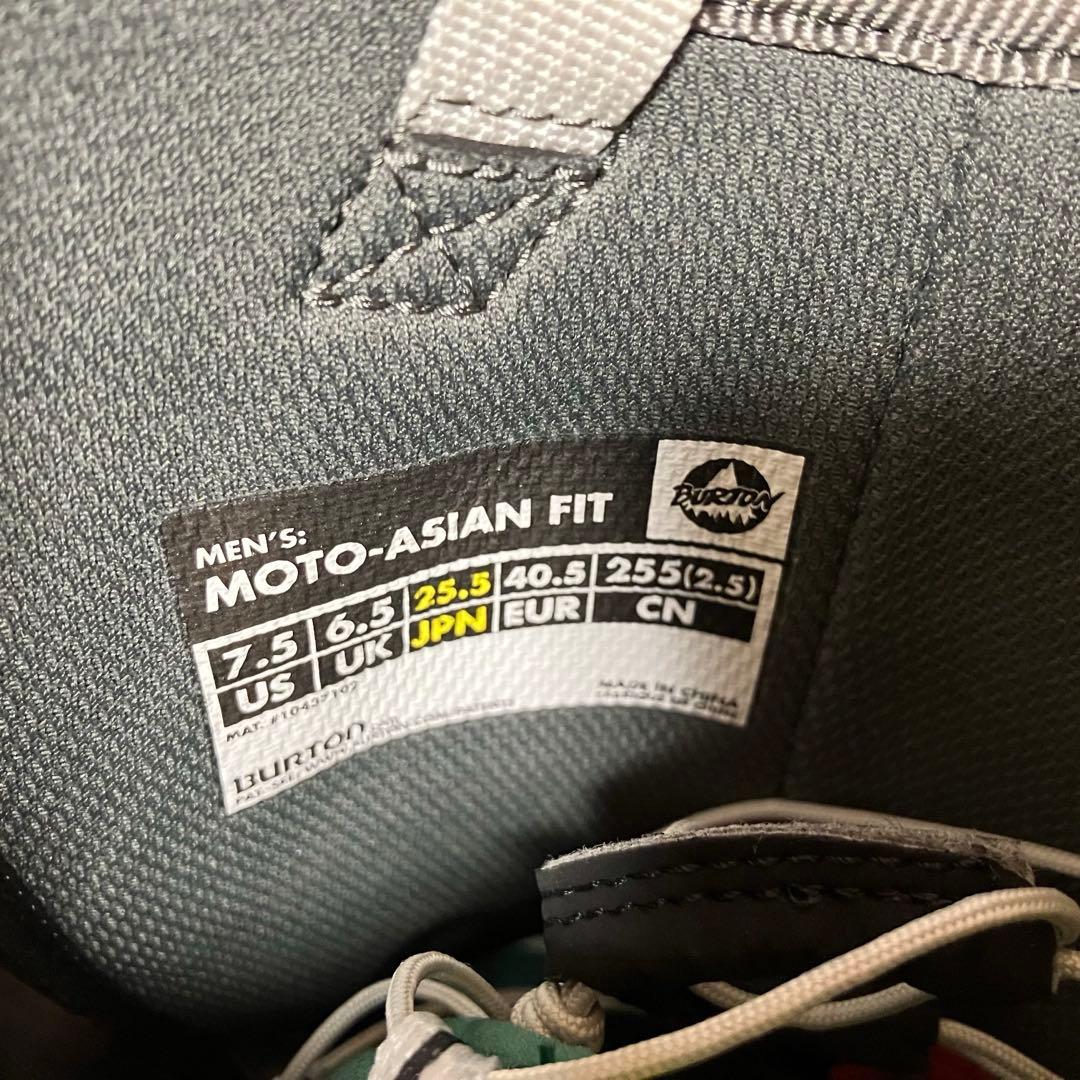 BURTON　MOTO　ASIAN　FIT　25.5cm　比較的綺麗