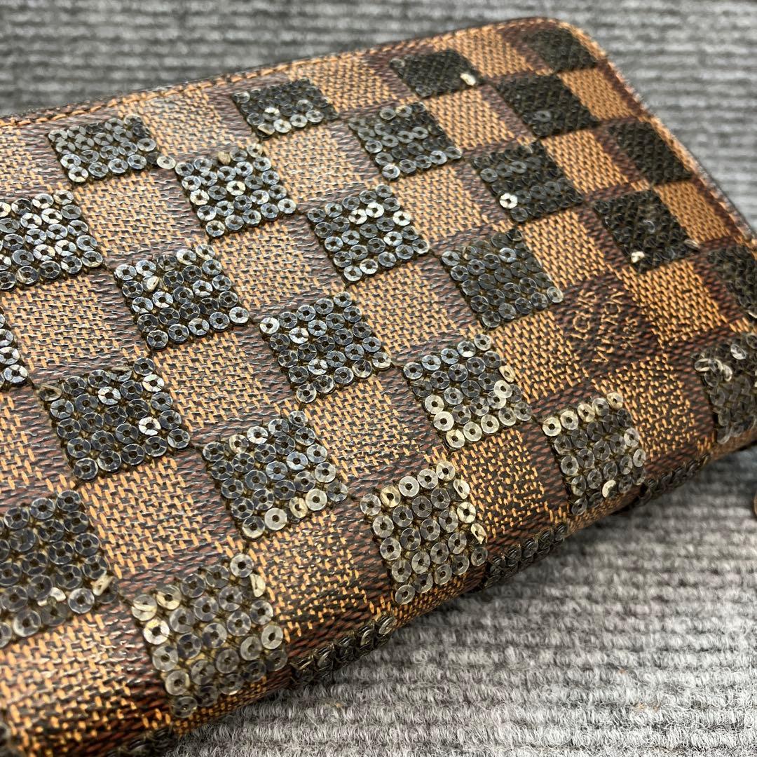 LOUISVUITTON 長財布 ラウンドファスナー ダミエパイエット 2083