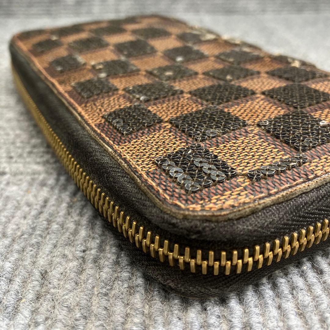 LOUISVUITTON 長財布 ラウンドファスナー ダミエパイエット 2083