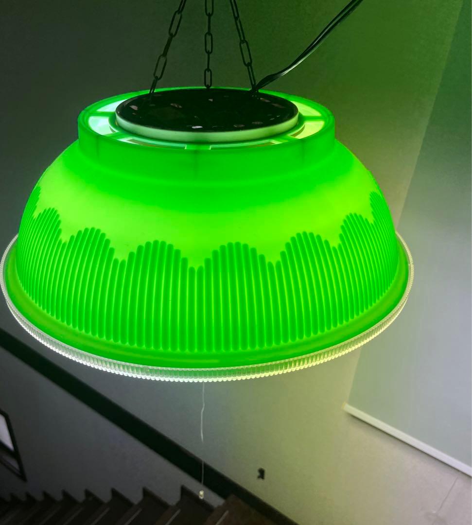 天井照明 ペンダントライト 緑 グリーン レトロポップ 昭和レトロ 当時