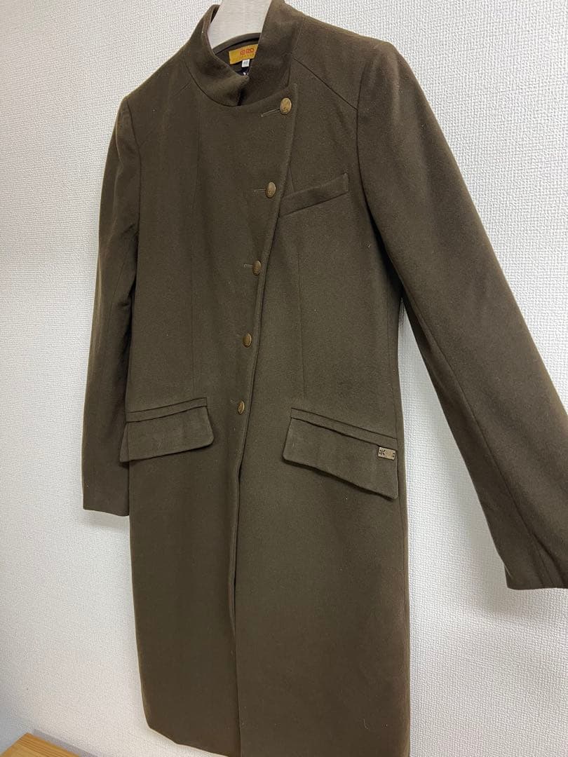 KENZO ウールカシミヤ ロングコート 星柄総裏地 - メルカリ